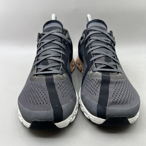 On Running Cloudflow Shoes Women Size 8.5 Black Peach Comfort Light Low Sneakers - Picture 2 of 9
